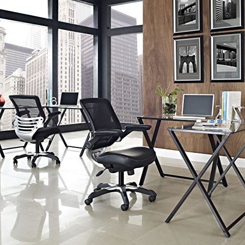 Modway Assert Mesh Adjustable Swivel Computer Desk Office Chair In Black Modway Assert Mesh Adjustable Swivel Computer Desk Office Chair In Black